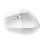 Logitech Lift Vertical Ergonomic Wireless Mouse-Pale Grey - Image 4