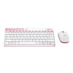 Logitech MK240 – Wireless Keyboard and Mouse Combo-White/Vivid Red