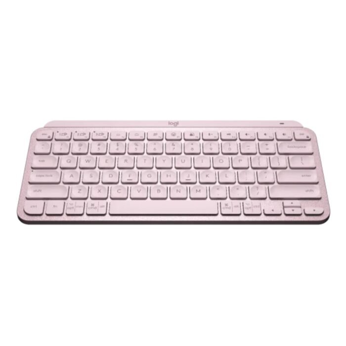 Logitech MX Keys Mini Minimalist Wireless Illuminated Keyboard-Rose - Image 2