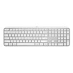 Logitech Mx Keys Advanced Wireless Illuminated Performance Keyboard, Pale Grey, Graphite