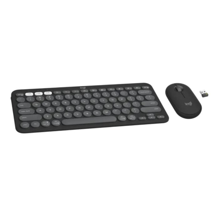 Logitech Pebble 2 Combo Wireless Keyboard and Mouse-Graphite - Image 2