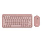 Logitech Pebble 2 Combo Wireless Keyboard and Mouse-Rose