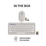 Logitech Pebble 2 Combo Wireless Keyboard and Mouse-Sand - Image 2