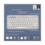 Logitech Pebble 2 Combo Wireless Keyboard and Mouse-Sand - Image 3
