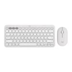 Logitech Pebble 2 Combo Wireless Keyboard and Mouse-White