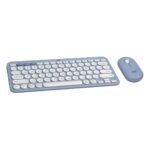 Logitech Pebble 2 Combo Wireless Keyboard and Mouse-Blue