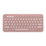 Logitech Pebble Keys 2 K380s Bluetooth Tablet Keyboard-Rose
