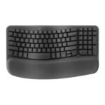 Logitech Wave Keys Ergonomic Keyboard-Graphite