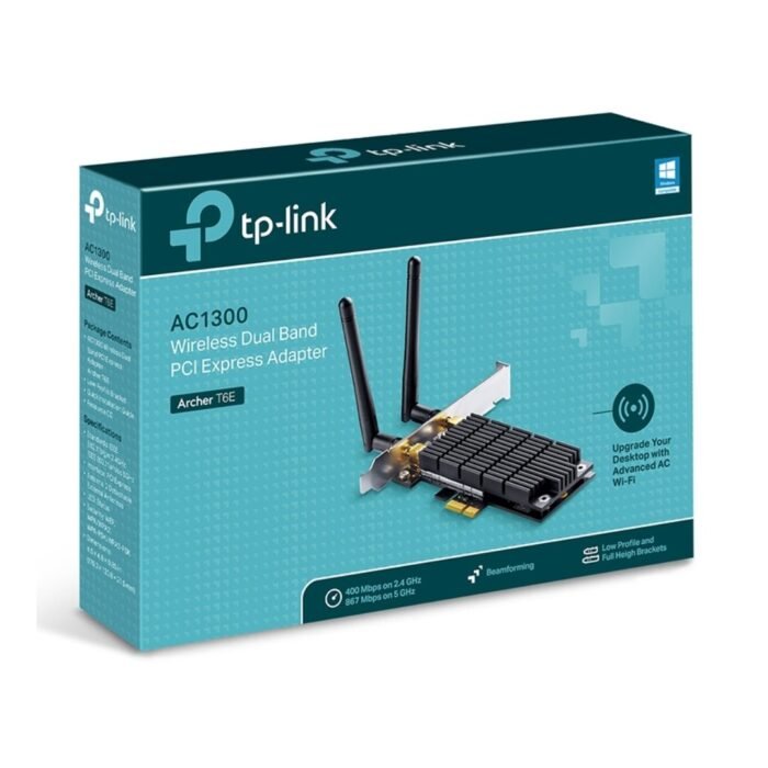 TP-Link Archer T6E AC1300 Wireless Dual Band PCI Express Adapter - Image 3