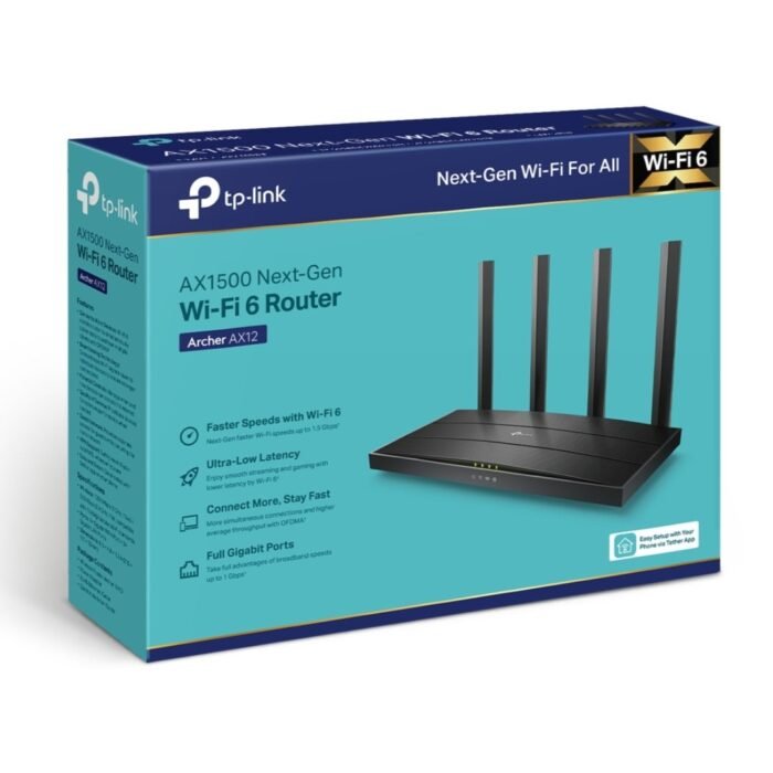 TP-Link Archer AX12 AX1500 Wi-Fi 6 Router - Image 5