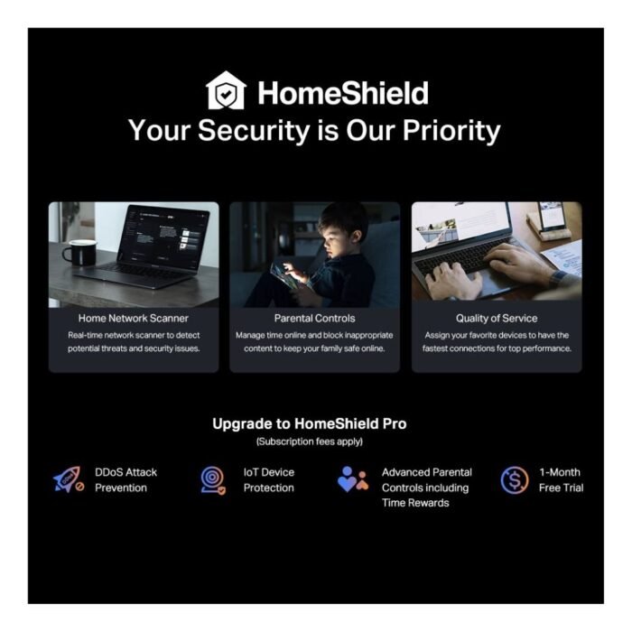 TP-Link Archer BE900 BE24000 Quad-Band Wi-Fi 7 Router - Image 3