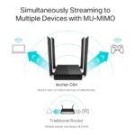 TP-Link Archer C64 AC1200 Wireless MU-MIMO WiFi Router - Image 4