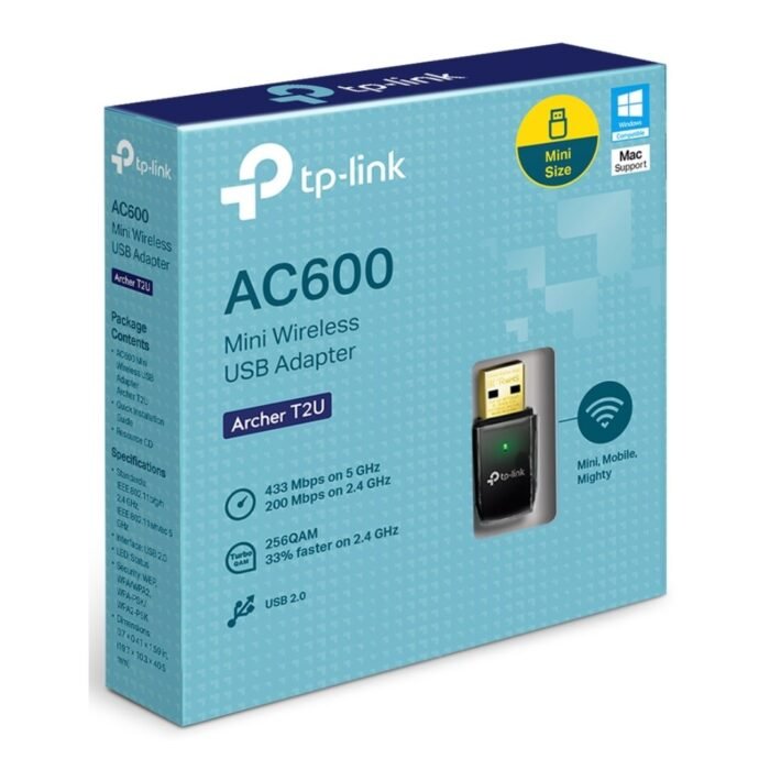 TP-Link Archer T2U AC600 Wireless Dual Band USB Adapter - Image 3