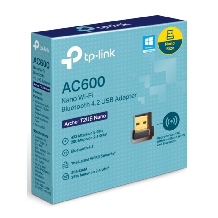 TP-Link Archer T600U Nano AC600 Nano Wireless USB Adapter - Image 3