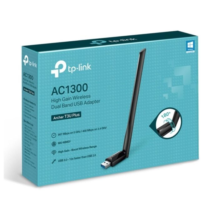 TP-Link Archer T3U Plus AC1300 High Gain Wireless Dual Band USB Adapter - Image 4