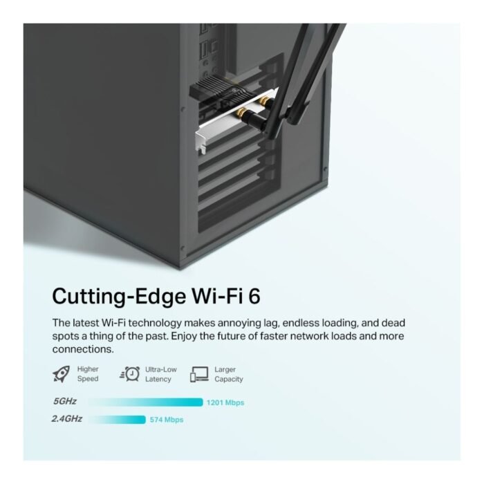 TP-Link Archer TX20E AX1800 Wi-Fi 6 Bluetooth 5.2 PCIe Adapter - Image 2