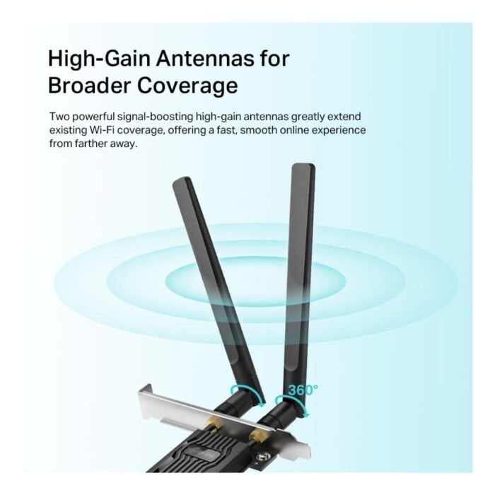 TP-Link Archer TX20E AX1800 Wi-Fi 6 Bluetooth 5.2 PCIe Adapter - Image 5