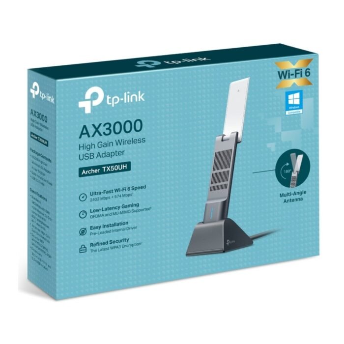 TP-Link Archer TX50UH New AX3000 High Gain Wireless USB Adapter - Image 3