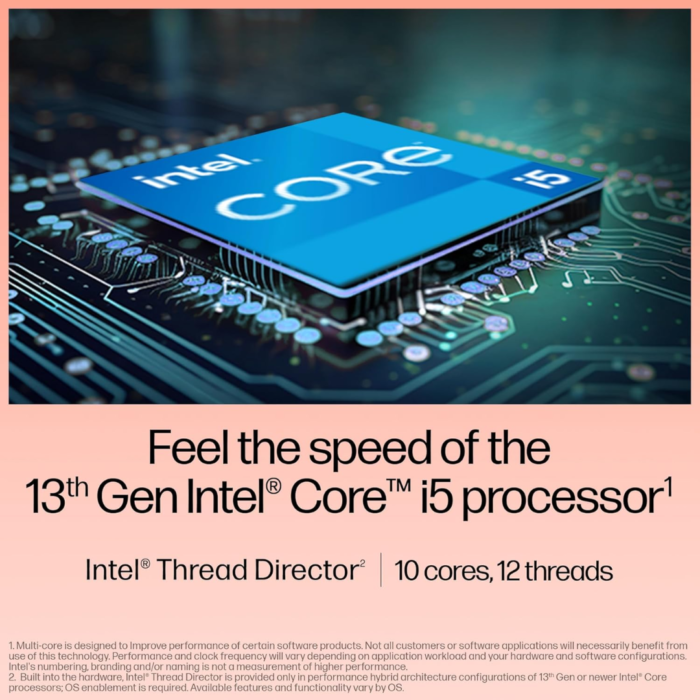 HP 14-ep0340TU 14-Inch Laptop (35.6 cm) – Silver