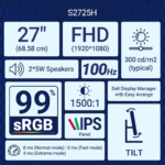 Dell S2725H 27-inch Full HD Monitor