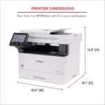 Canon image CLASS MF465dw Wireless Duplex Monochrome Laser All-in-One Printer