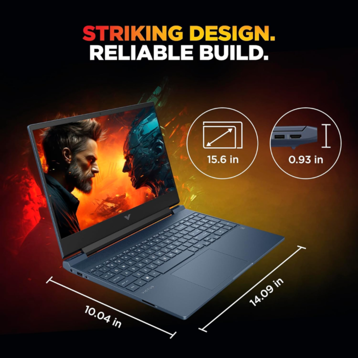 HP Victus fb3025AX AI Gaming Laptop with AMD Ryzen 9-8945HS