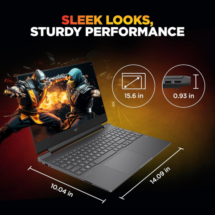 HP Victus 15-fa2700TX 15.6-Inch Gaming Laptop (39.6 cm) – Silver