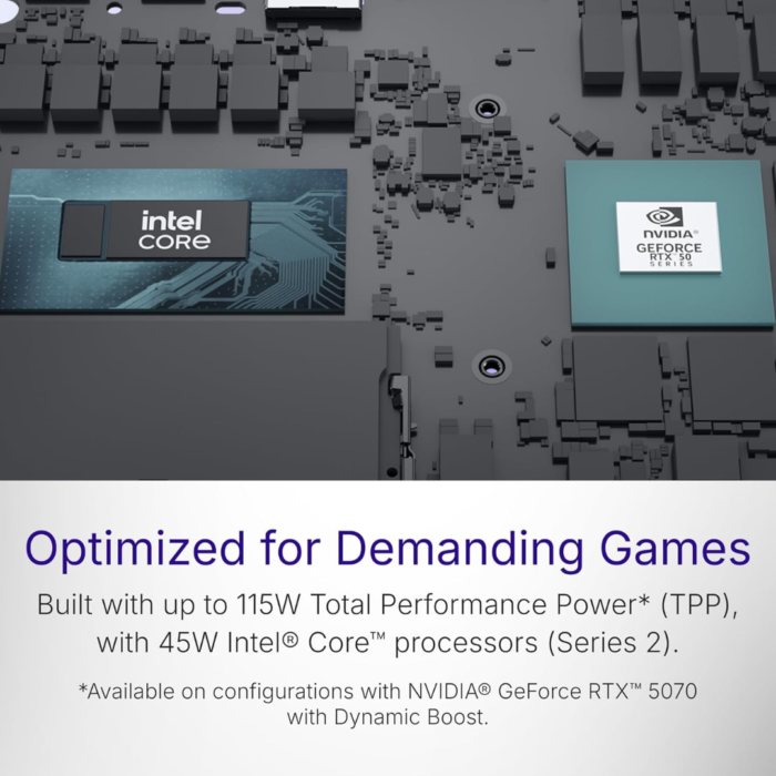 Alienware 16 Aurora Gaming Laptop – Intel Core 7, 16GB RAM, 1TB SSD, RTX 5060